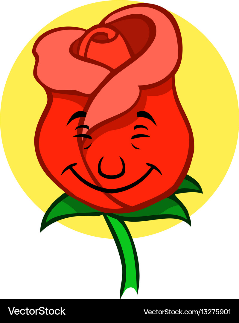Happy rose (13275901) – Royalty-Free Vector | VectorStock