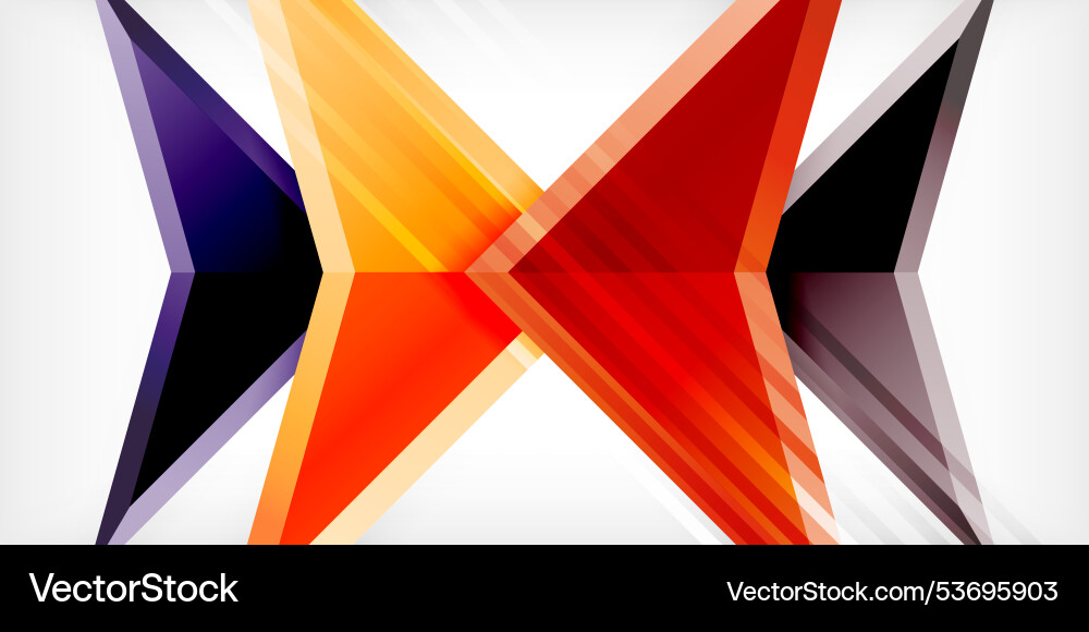 Abstract background color triangles and arrows Abstract background color triangles and arrows Vector Image