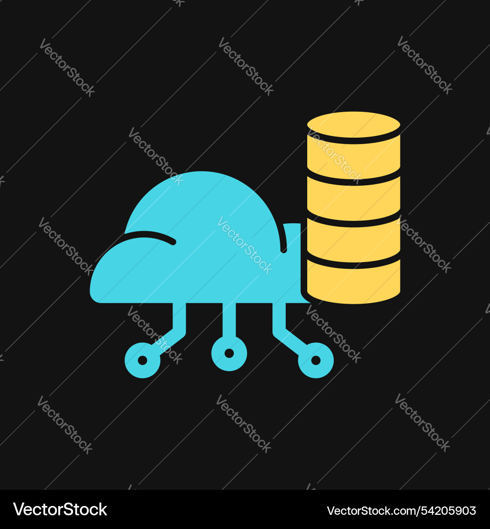 Icon cloud server database Icon cloud server database Vector Image