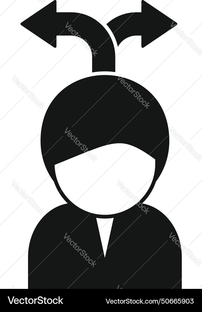 Plan solution thinking icon simple problem Plan solution thinking icon simple problem vector image
