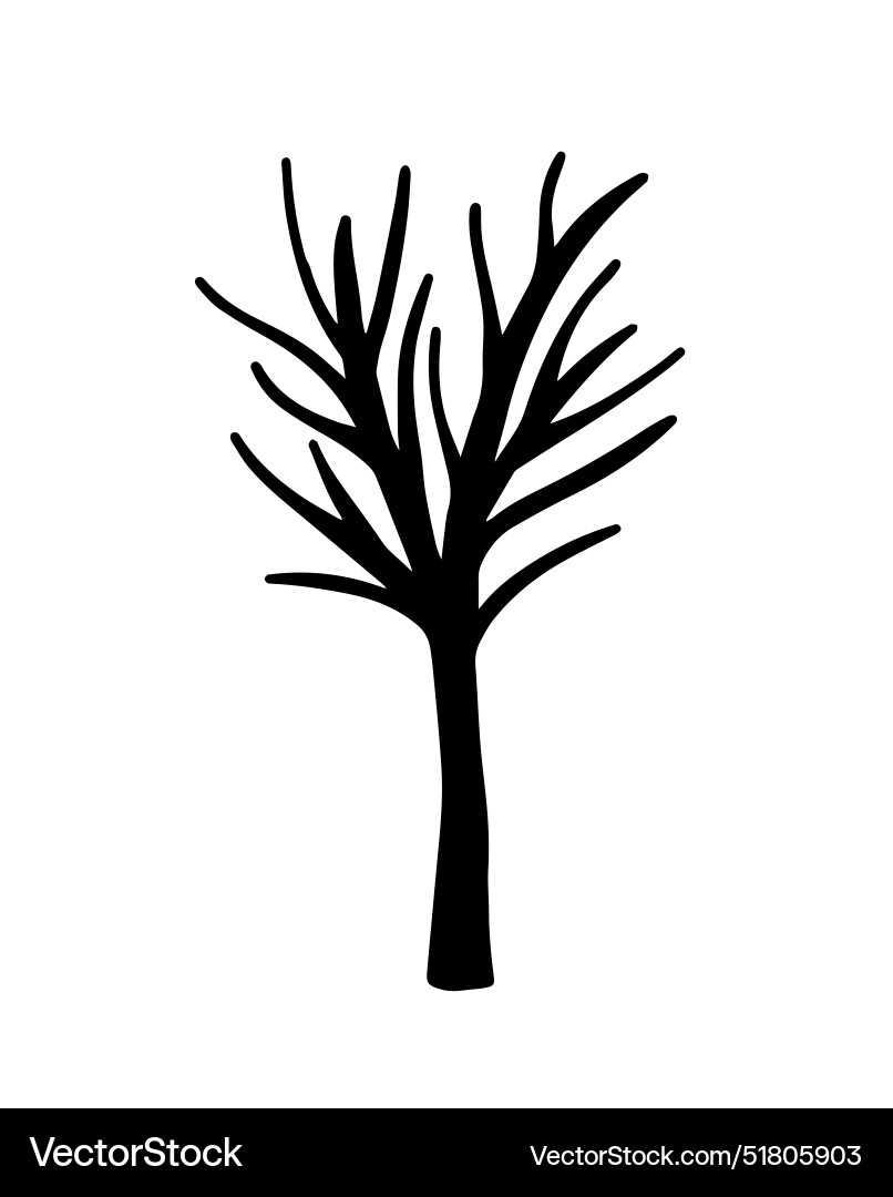 Tree sketch Vector Image