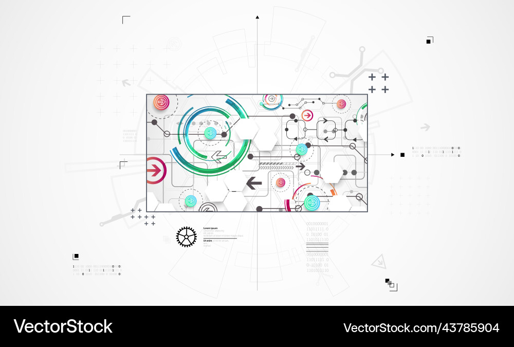 Abstract technology background communication Abstract technology background communication vector image