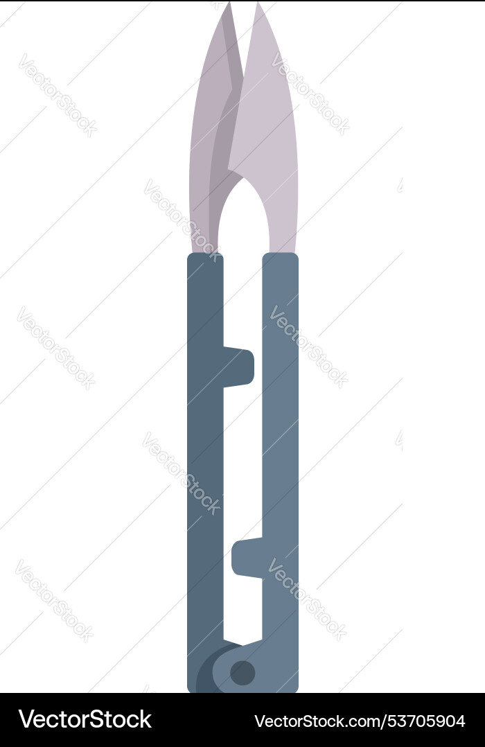 Sewing scissors cutting fabric crafting tool – Royalty-Free Vector ...