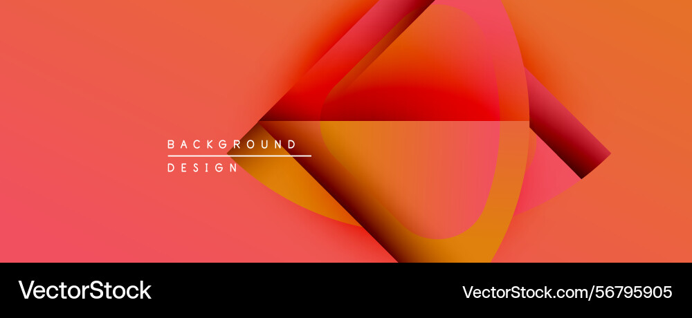 Abstract orange design gradient shapes overlap Abstract orange design gradient shapes overlap Vector Image