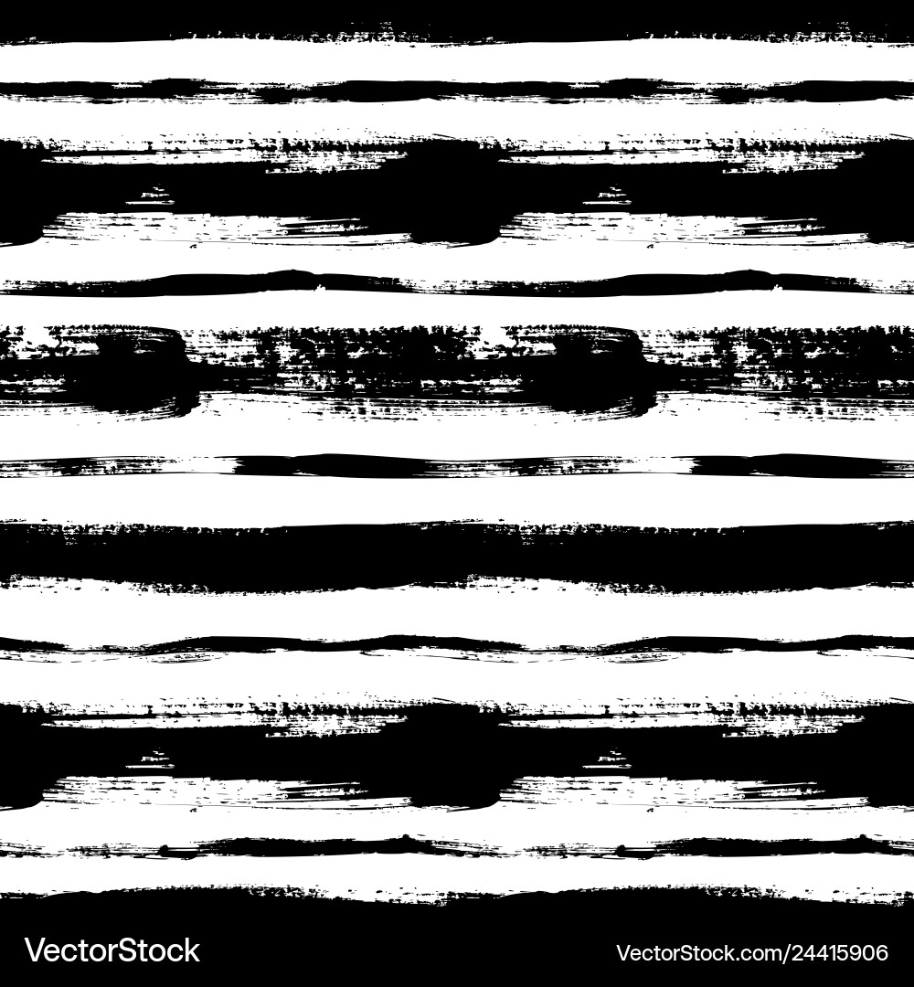 Black Textured Line Pattern vector image
