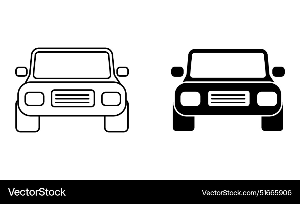 Car icon Royalty Free Vector Image - VectorStock