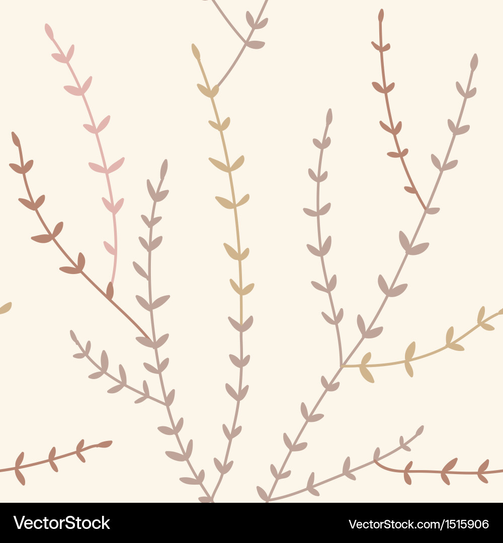 Delicate Branch Pattern vector image