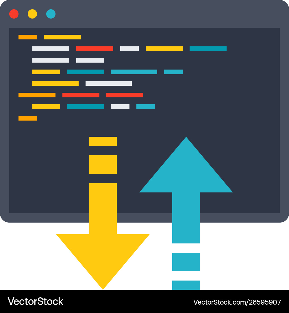 Anwendung Programmierschnittstelle api vektorbild