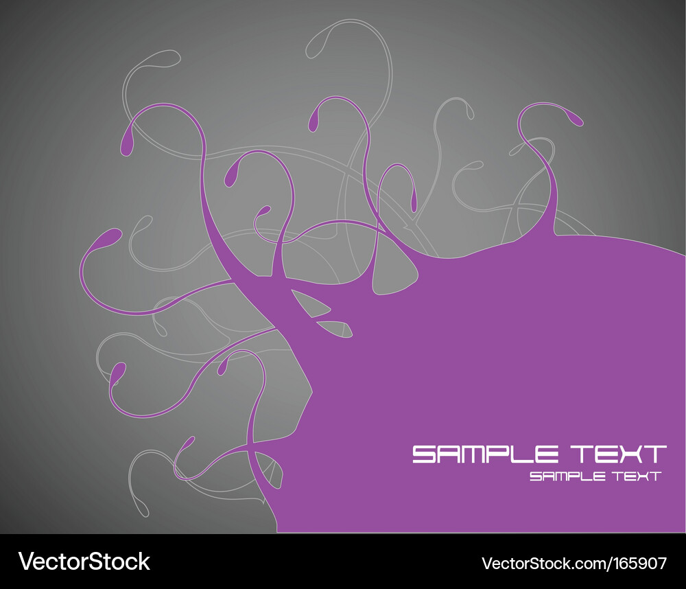 Dynamic Purple Background Vector Image