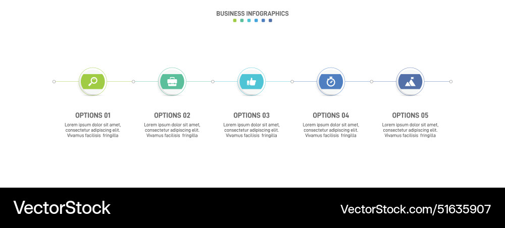 Horizontal progress bar featuring 5 arrow-shaped Horizontal progress bar featuring 5 arrow-shaped vector image