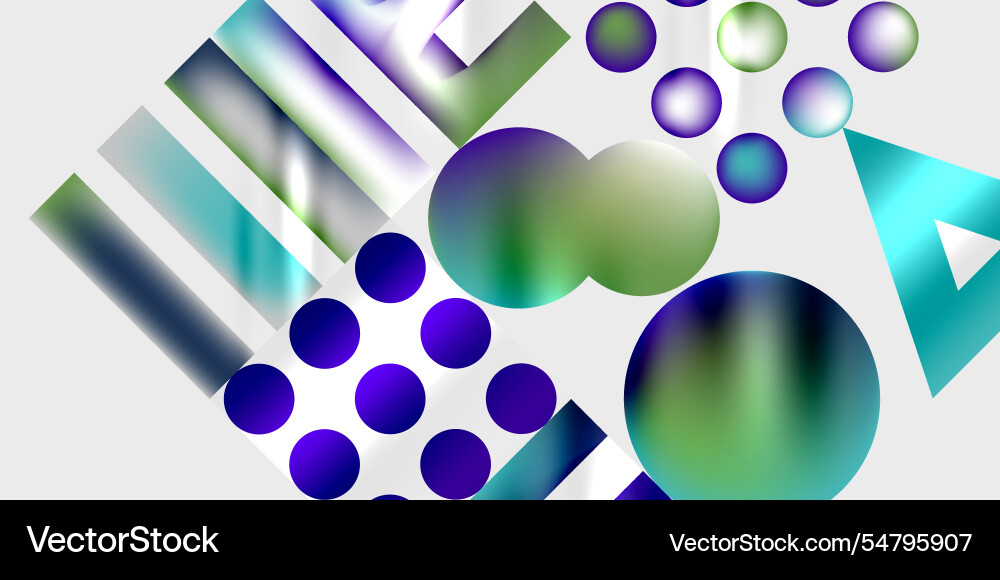 Triangles circles squares rectangles design Triangles circles squares rectangles design vector image