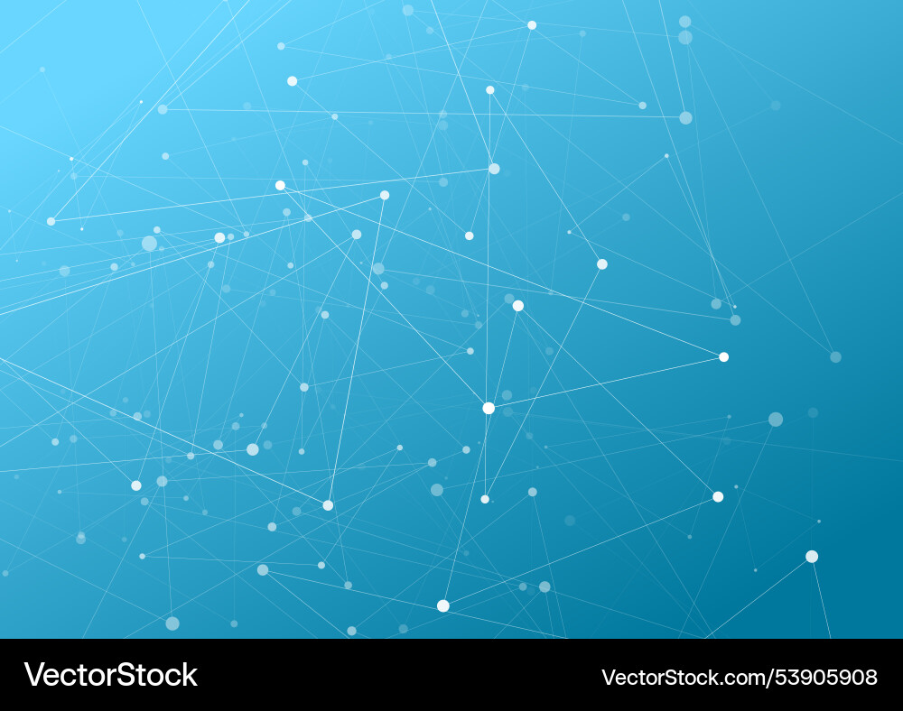 Bright hi-tech background with low poly plexus Bright hi-tech background with low poly plexus vector image