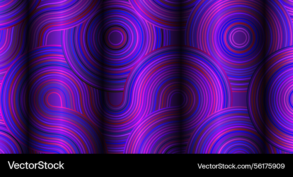 Blauer abstrakter Hintergrund mit einem schlanken geometrischen Vektorbild
