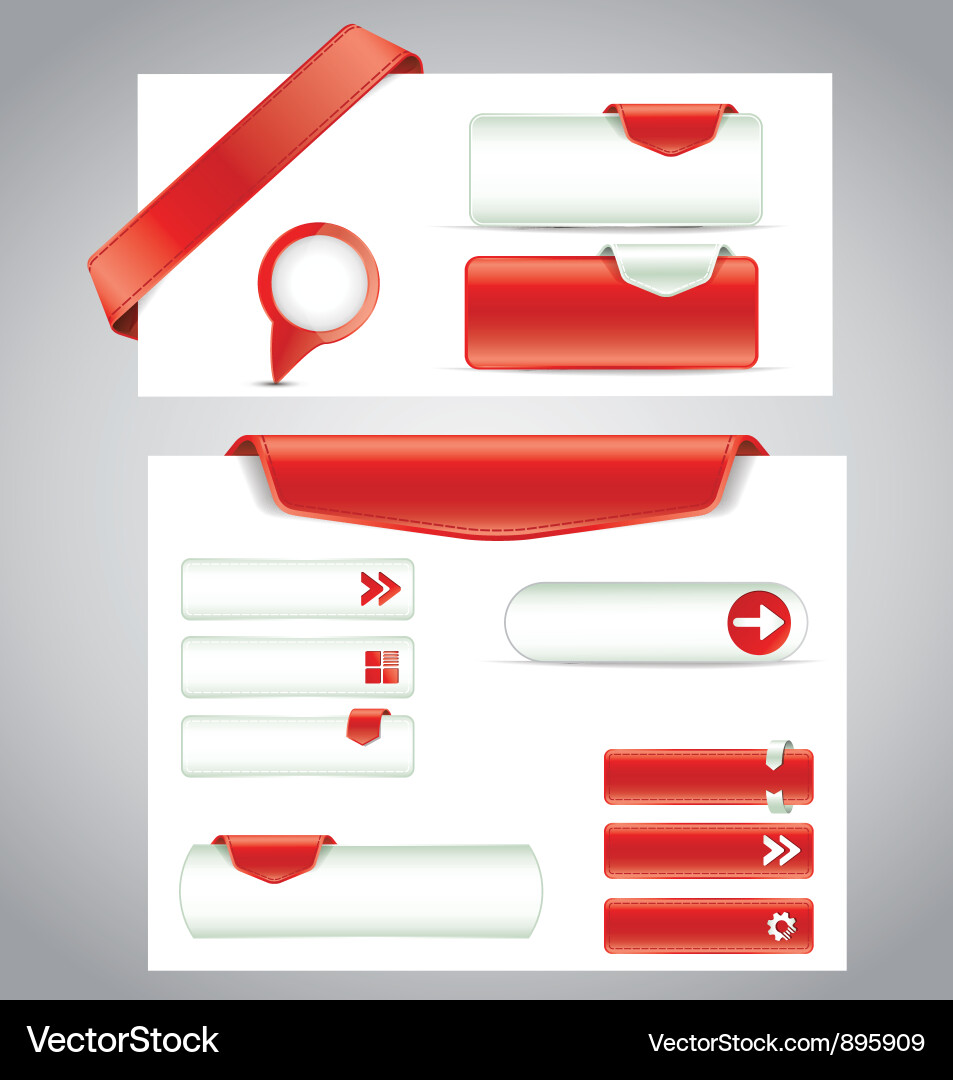 Buttons Vector Image