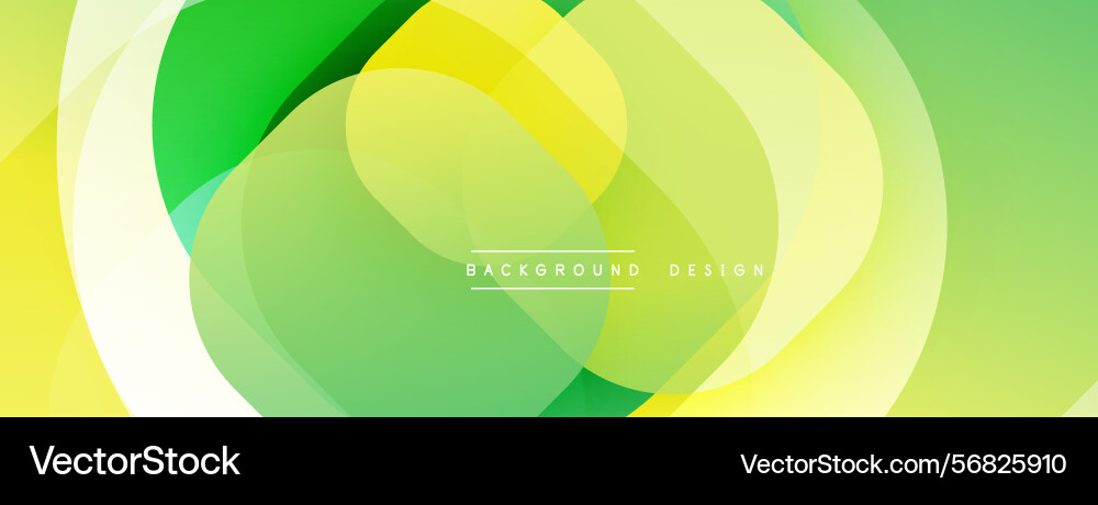 Abstract fluid shapes overlap creating vibrant vector image