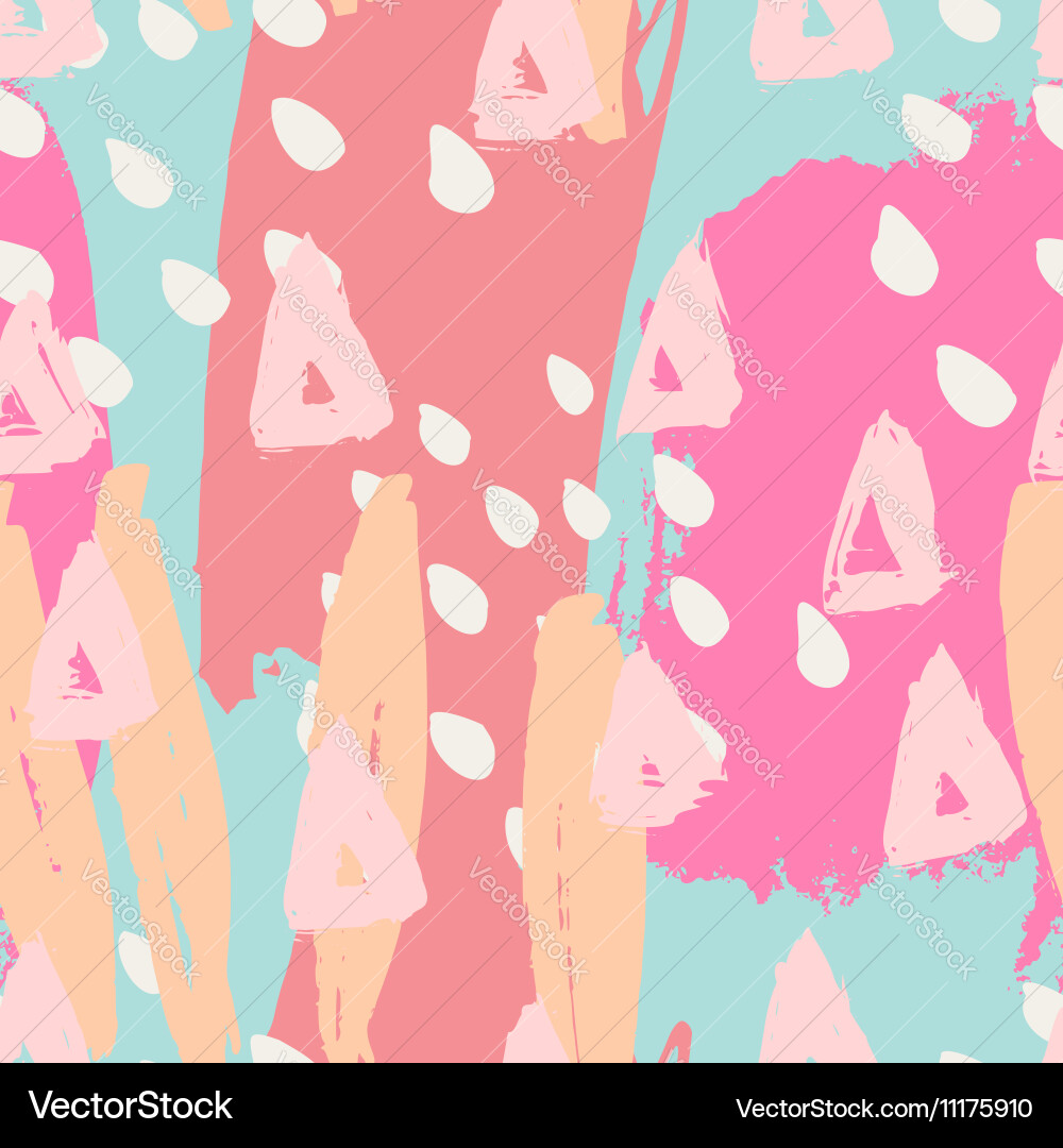 Abstract Ink Shapes Pattern Vector Image