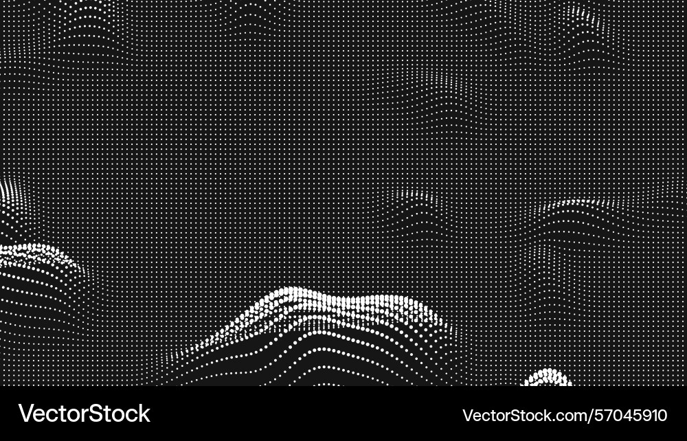 Point wave bump texture abstract dot background Vector Image