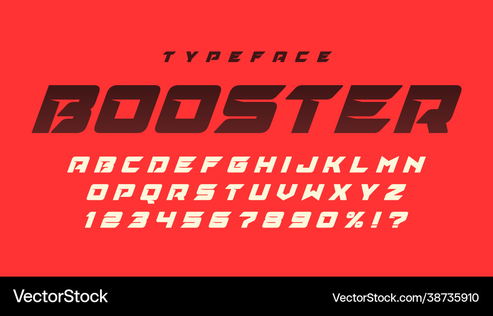 Racing display font design dynamic alphabet Racing display font design dynamic alphabet vector image