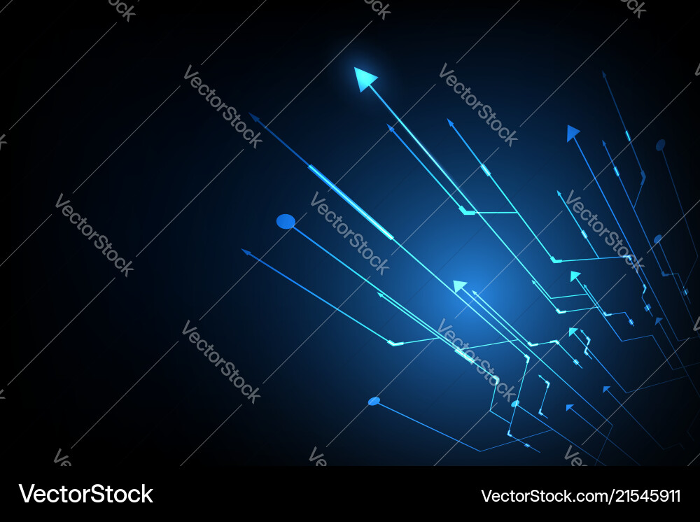 Tech Innovation Background Vector Image