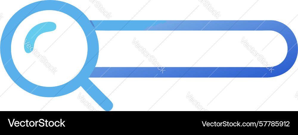 Minimal search bar clean clear design generative vector image
