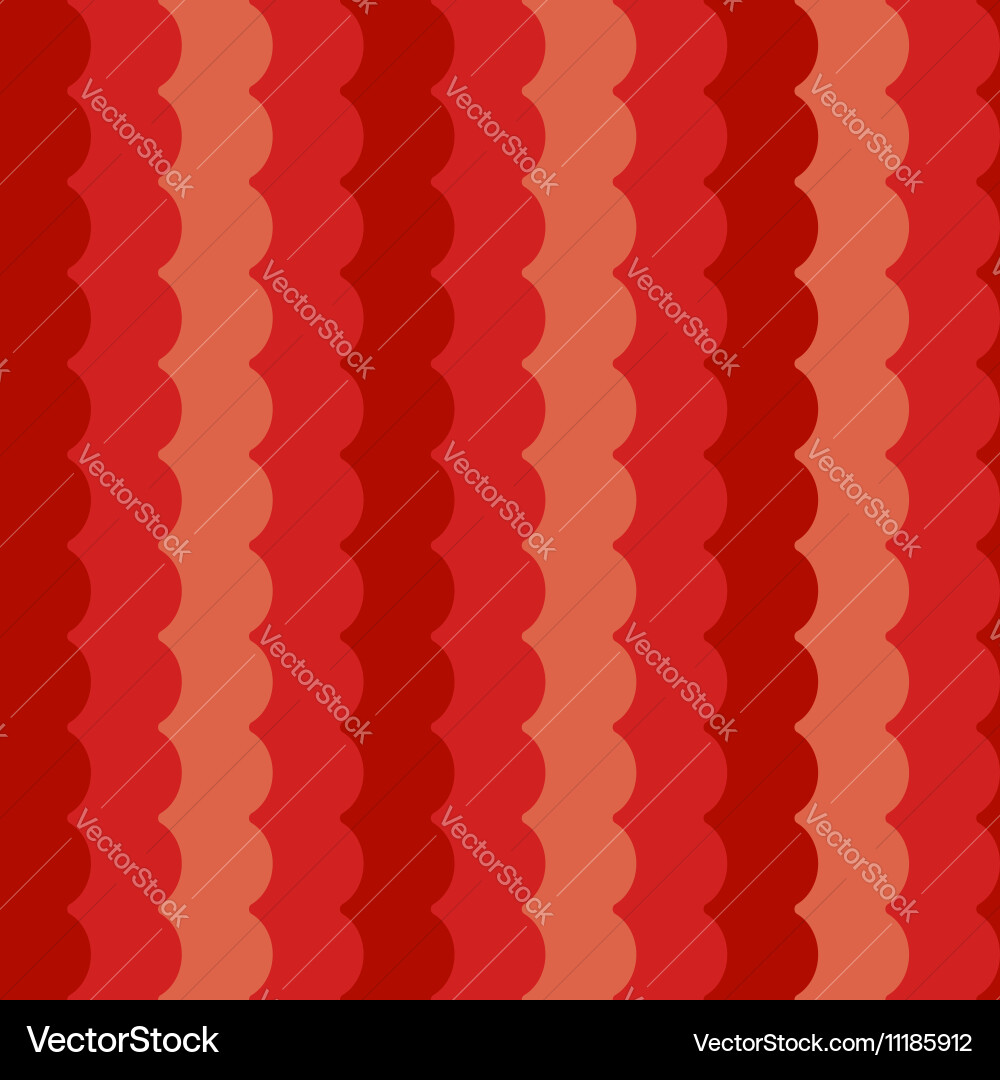 Wave pattern vertical red abstract waves vector image