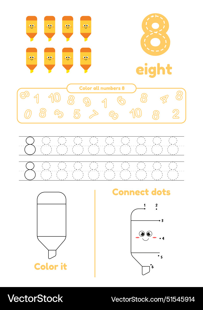 Educational games on one page for kids color Educational games on one page for kids color vector image