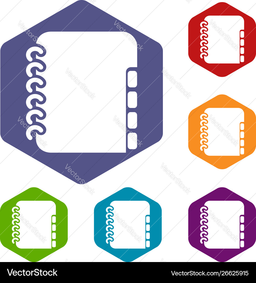Notebook telephone book icon simple style Notebook telephone book icon simple style vector image
