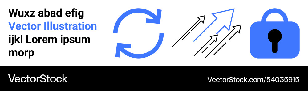 Security and data flow protection sync vector image