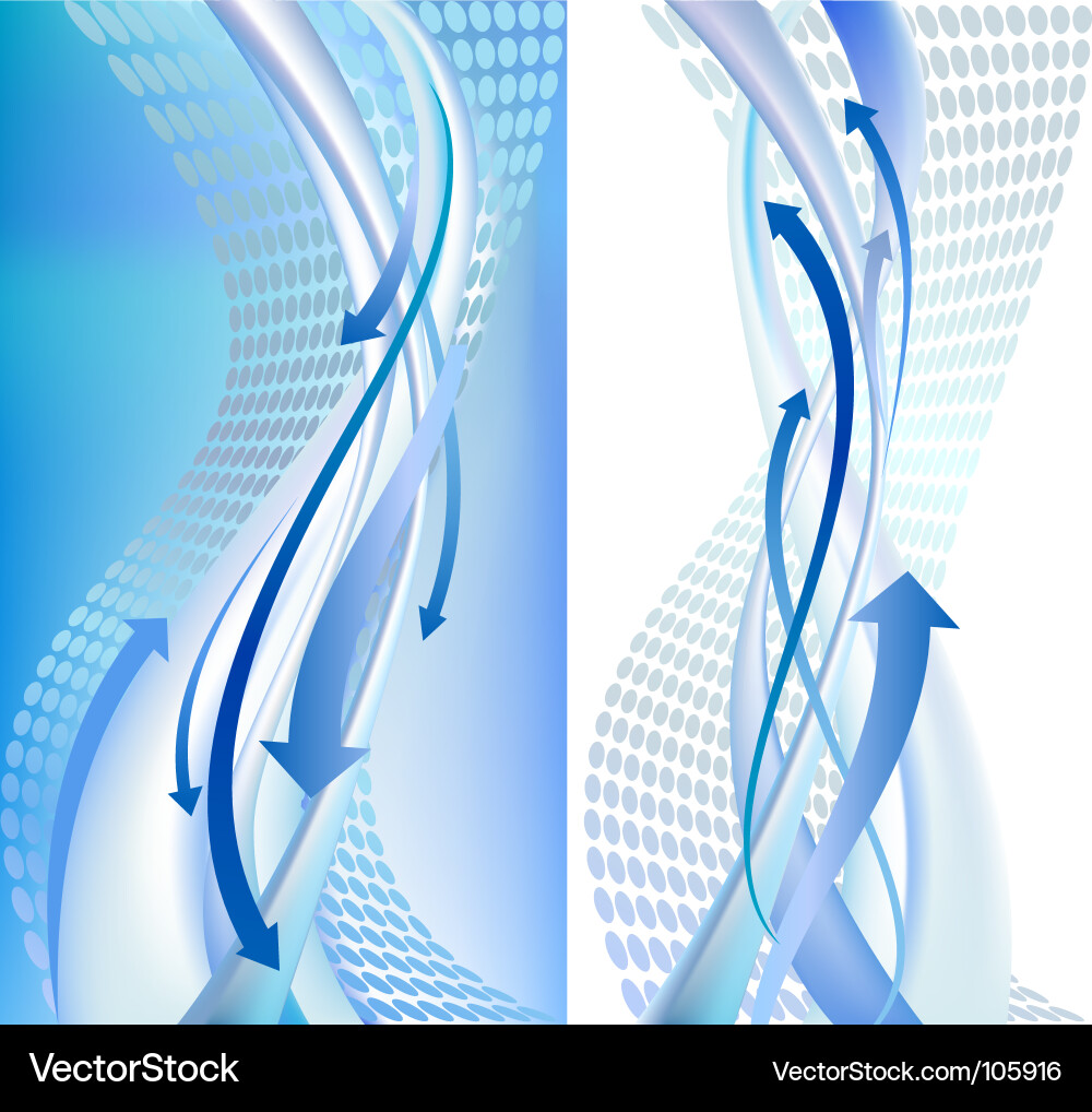 Abstract Arrow Backgrounds - Dynamic Flow vector image