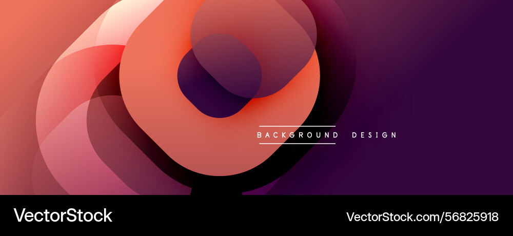 Abstract dynamic shapes blend creating vibrant Abstract dynamic shapes blend creating vibrant vector image