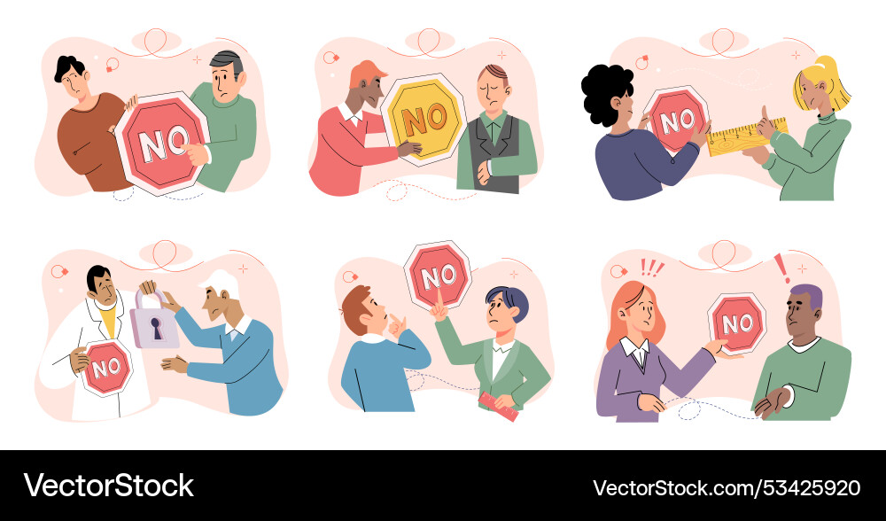 Refuse sometimes its necessary to certain vector image