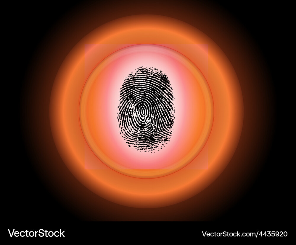 Security scan Vector Image