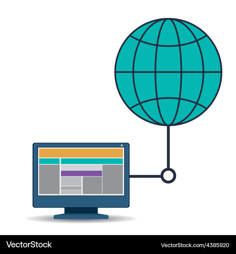 Security system design Vector Image