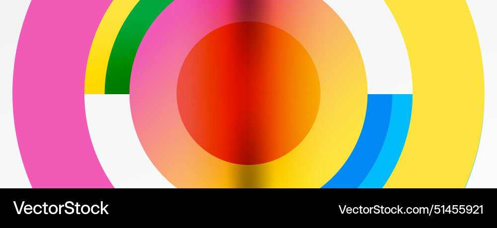 Trendy simple circle abstract background Trendy simple circle abstract background vector image