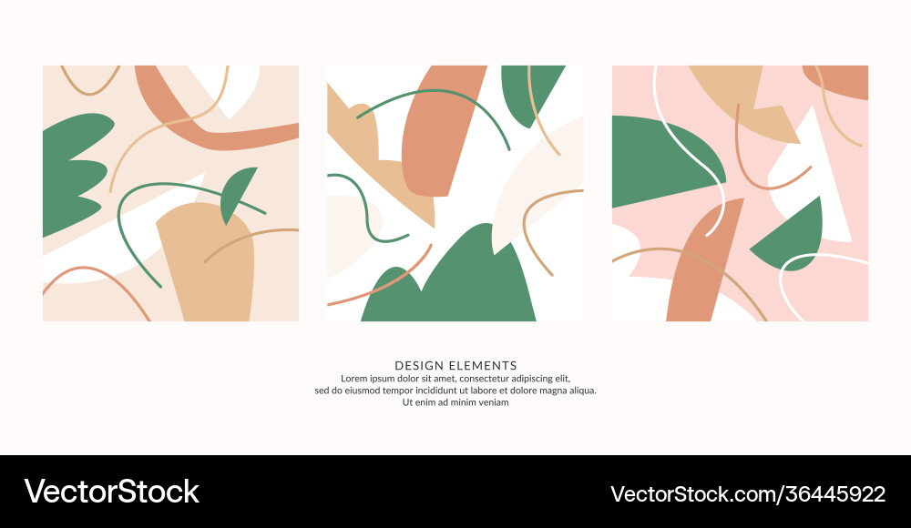 A composition with abstract elements in popular A composition with abstract elements in popular Vector Image