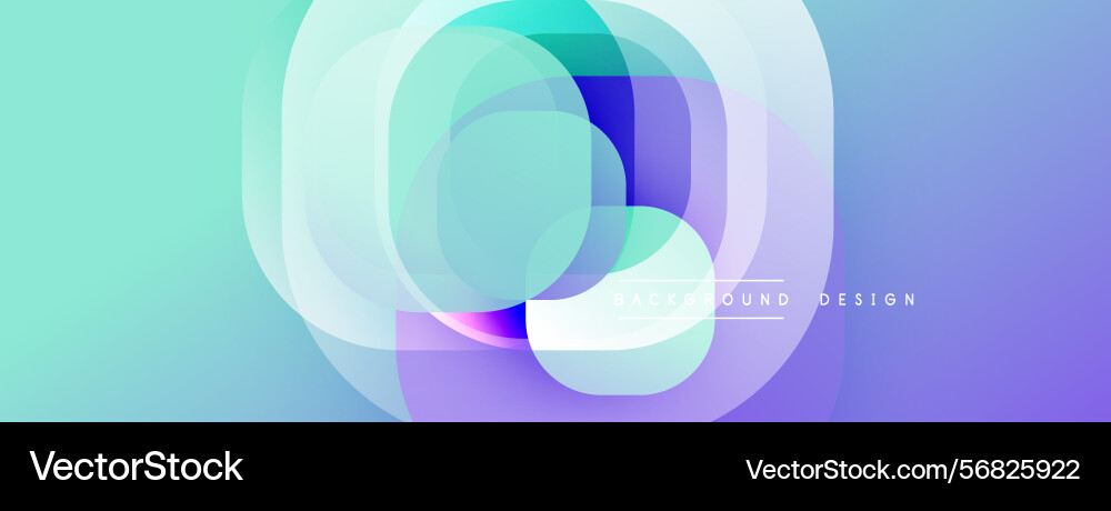 Abstract circles overlap creating soft gradients Abstract circles overlap creating soft gradients Vector Image