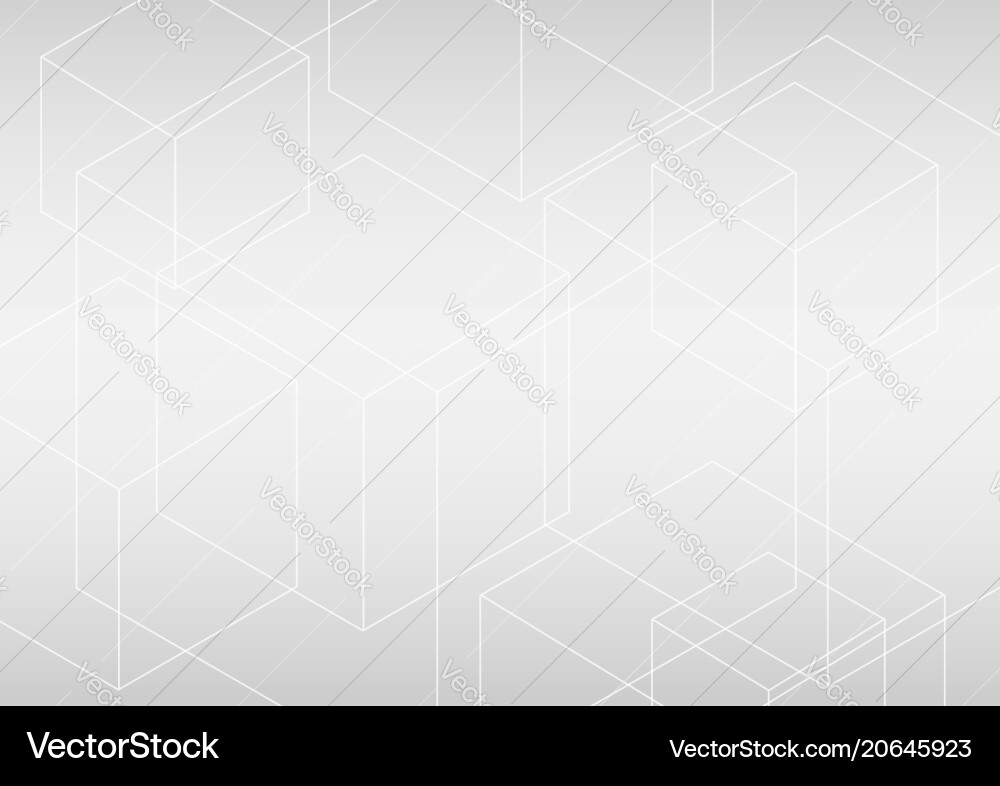 Overlapping Gray Geometric Background Vector Image