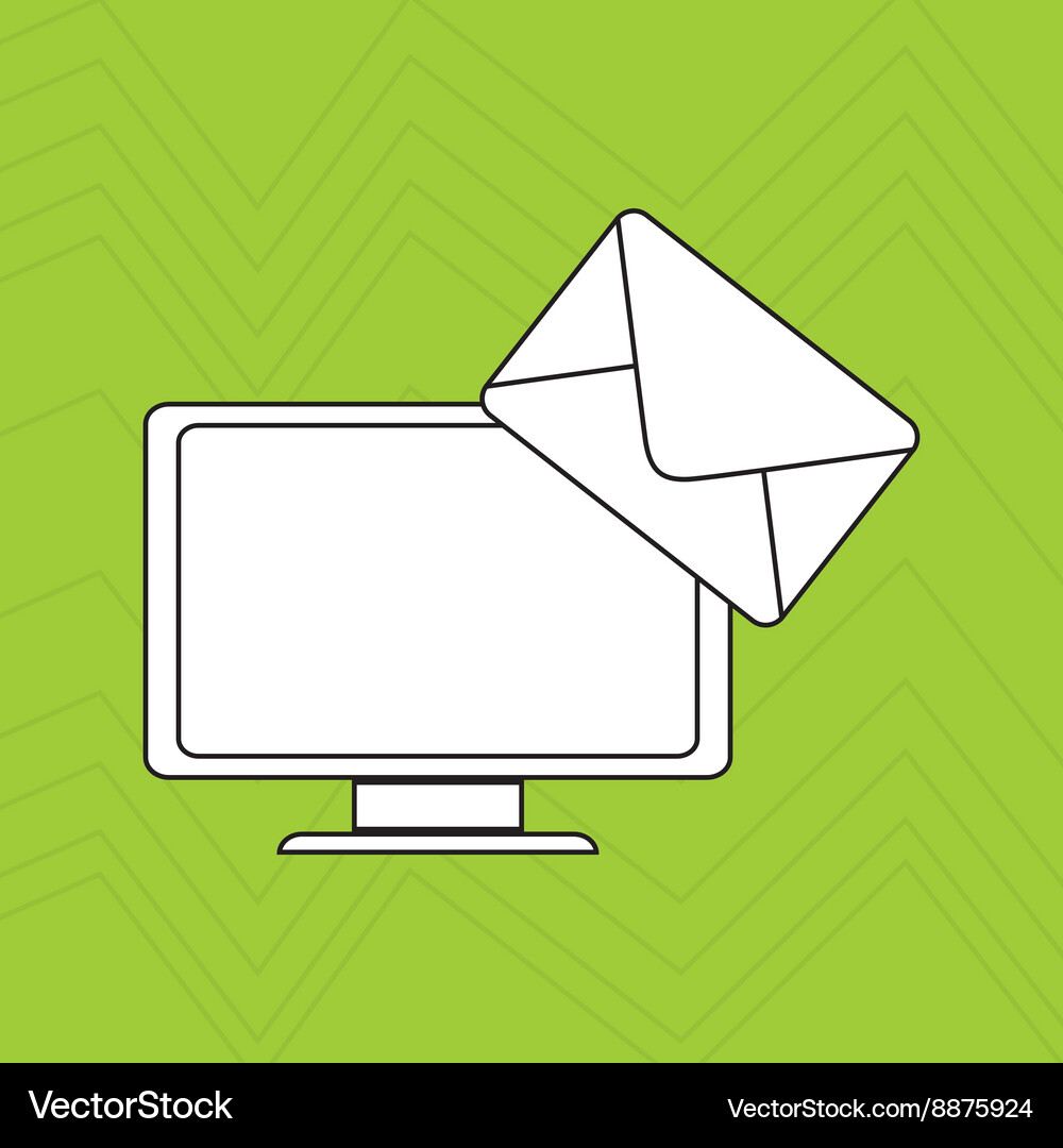 Computer technology design Vector Image