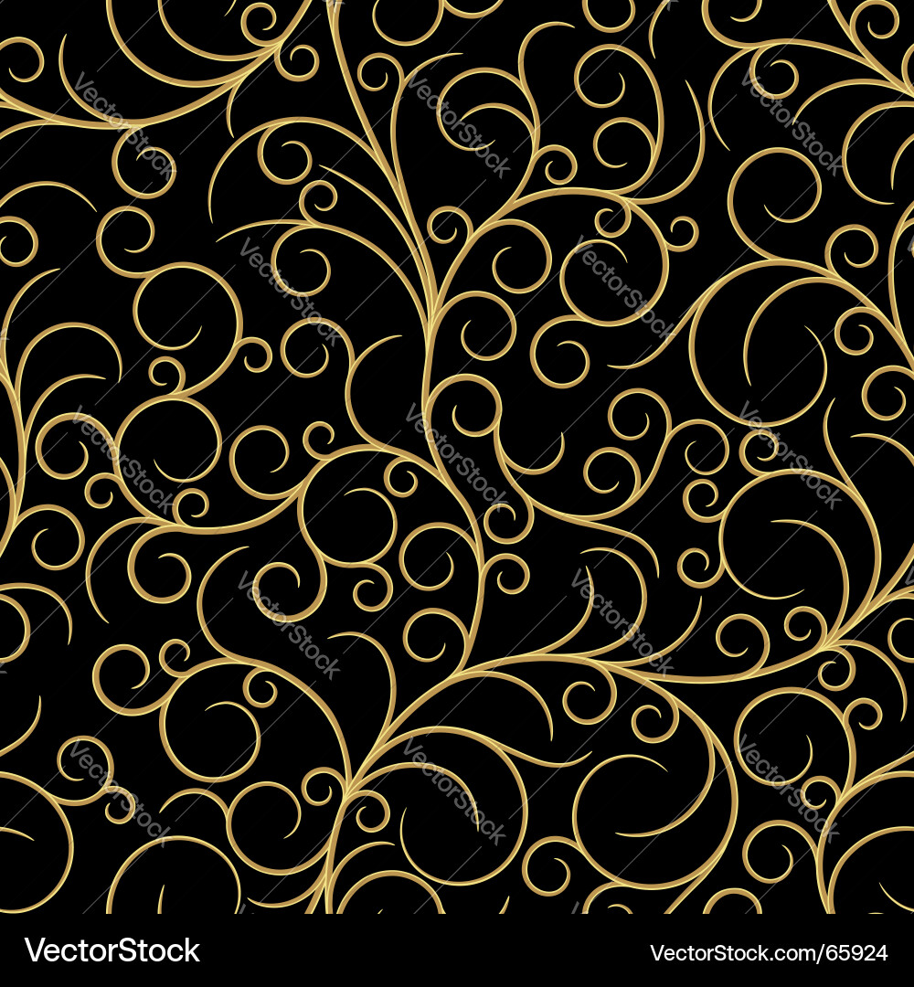 Elegant Swirls Pattern vector image