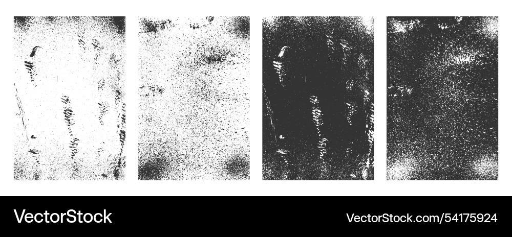Grunge rectangular abstract frames dirty texture Vector Image