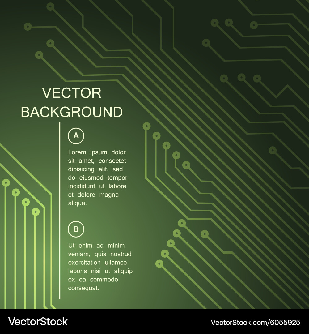 Abstract Circuit Board Background vector image