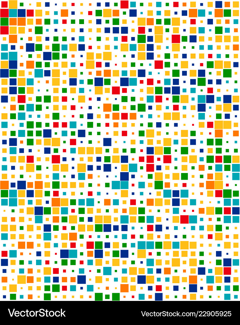 Colorful squares seamless Vector Image