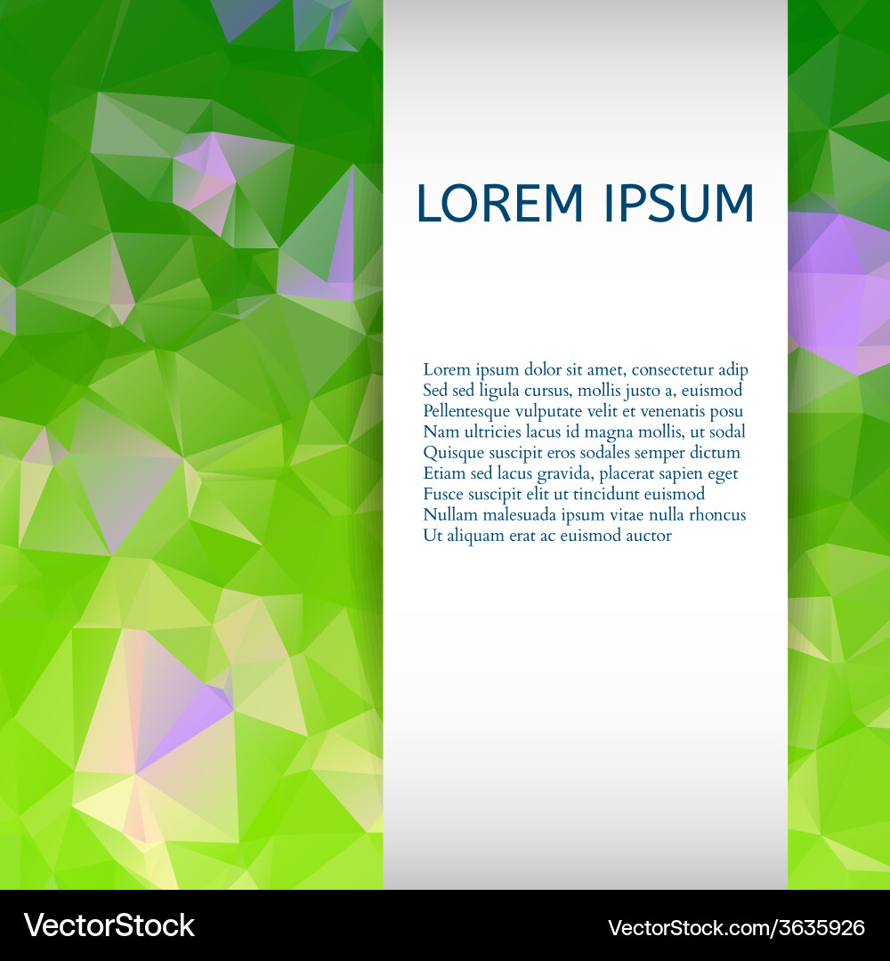 Abstract colorful triangles background Vector Image