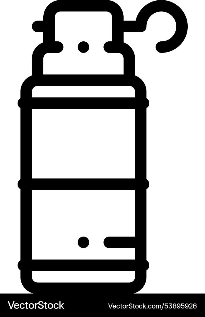 Grid icon thin linear style design isolated Vector Image