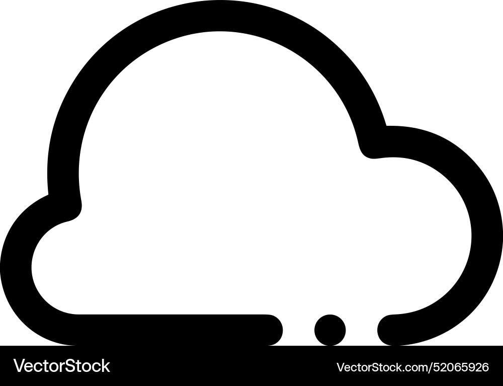 Upload outline icon symbol image Vector Image