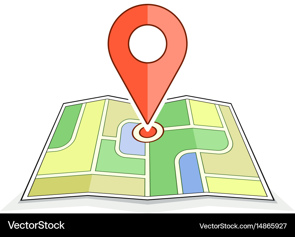 Pointer Map Icon Vector Image