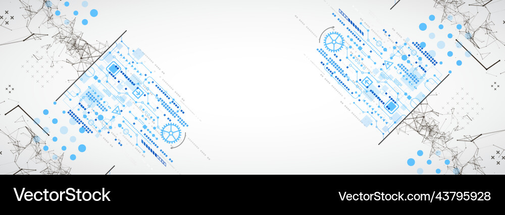 Technological Plexus Background vector image