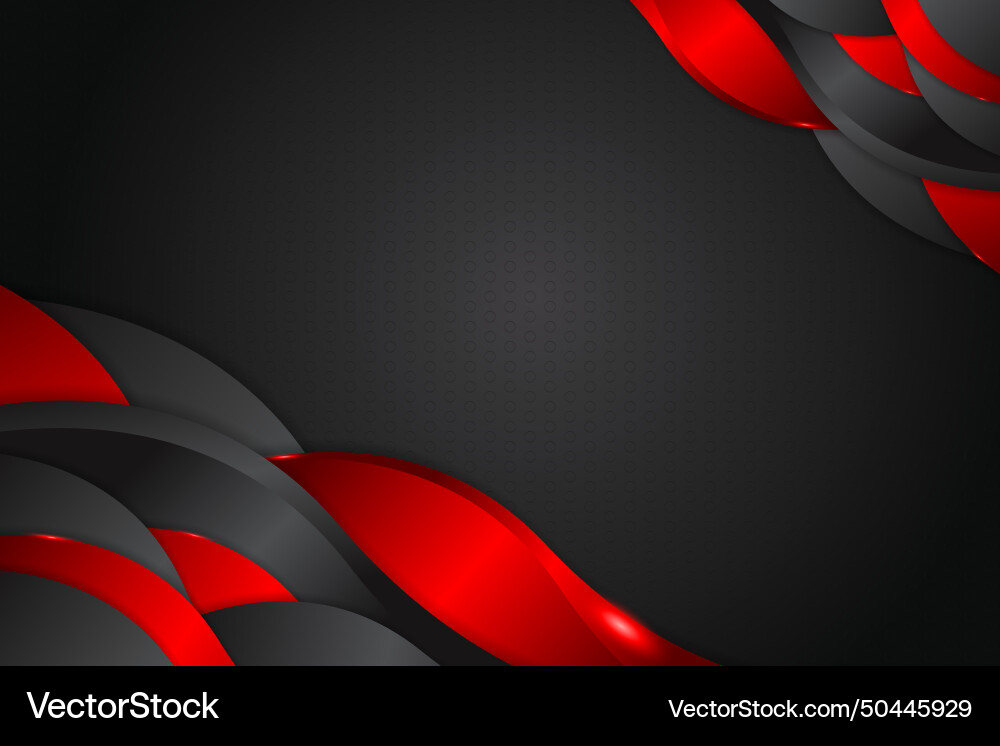 Abstract fluid background with black and red color Abstract fluid background with black and red color Vector Image
