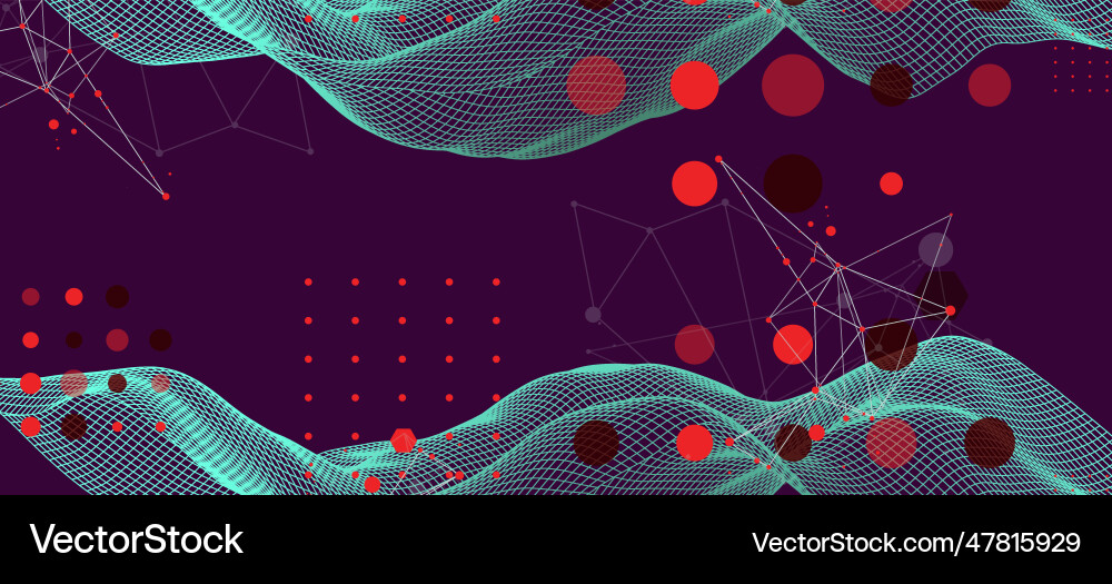 Abstract wave is made in a frame style Abstract wave is made in a frame style vector image