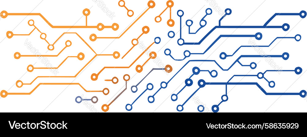 Dynamic Data Streams Vector Image